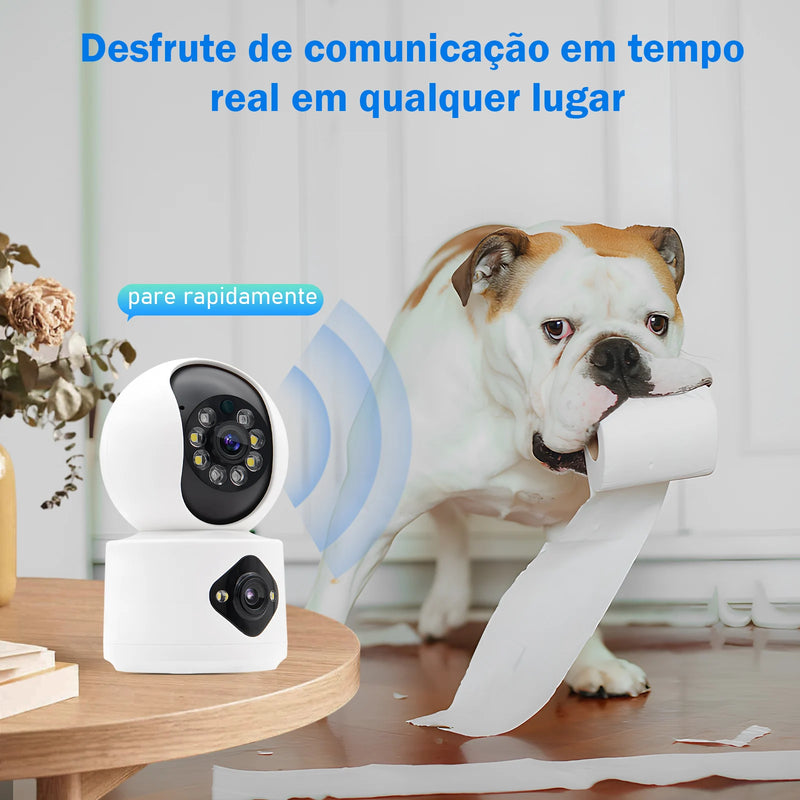 Câmera de segurança inteligente de WiFi para casa