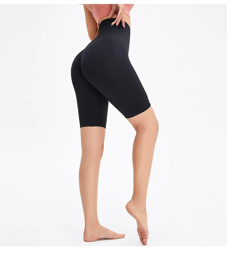Shorts fitness femininos sem costura