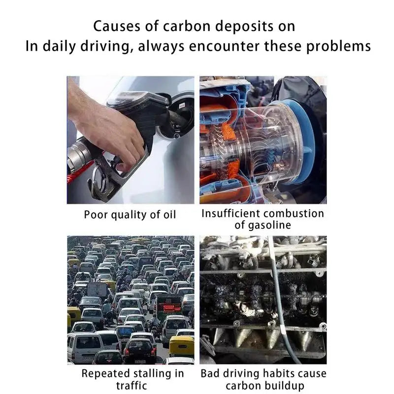 60ml Combustível Gasolinas Injetor Limpador Carro