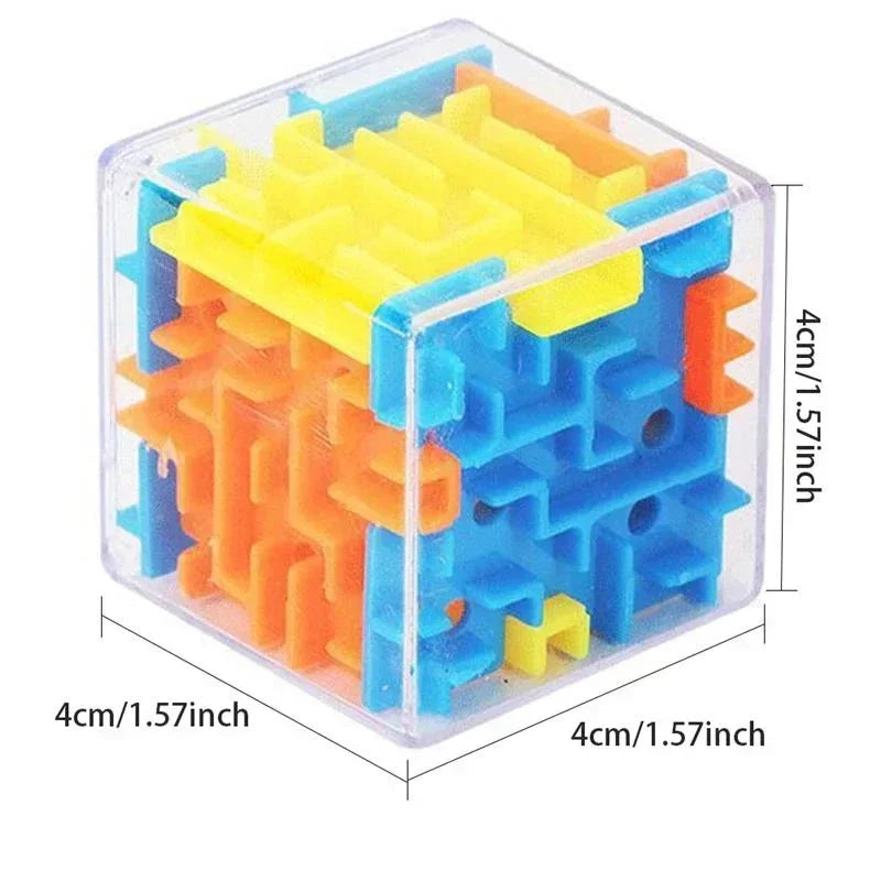 3D Labirinto Cubo Mágico Seis Lados