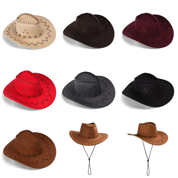 Chapéu de cowboy feminino e masculino