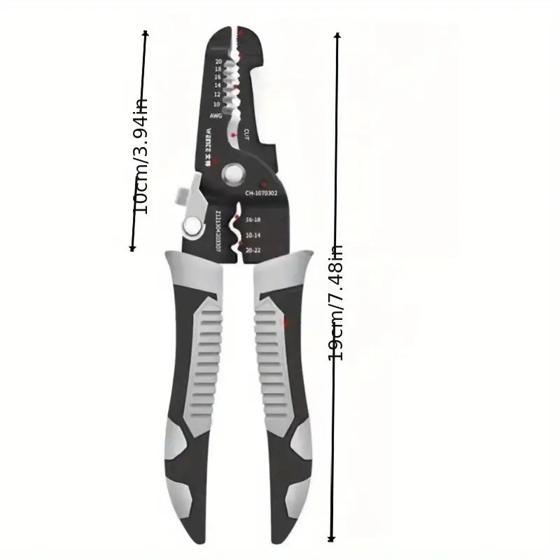 Alicate de descascamento de fio multifuncional